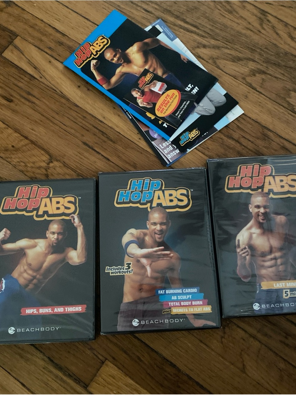 Beachbody Hip Hop Abs DVD Set - Black, Blue Sealed